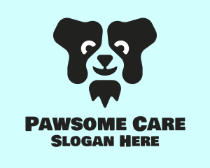 Border Collie Dog logo design