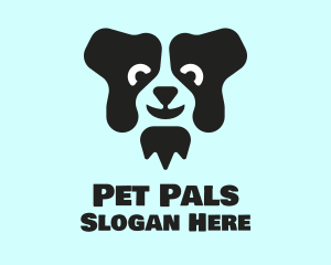 Border Collie Dog logo design