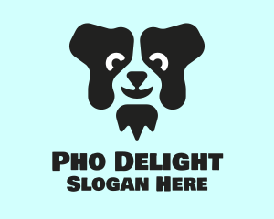 Border Collie Dog logo design