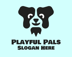 Border Collie Dog logo design