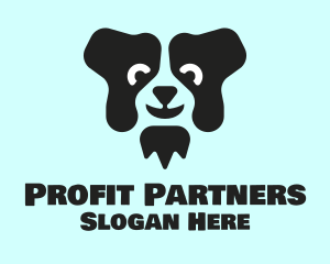 Border Collie Dog logo design