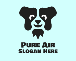 Border Collie Dog logo design