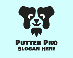 Border Collie Dog logo design