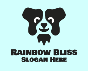 Border Collie Dog logo design