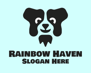 Border Collie Dog logo design