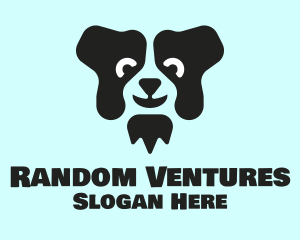 Border Collie Dog logo design