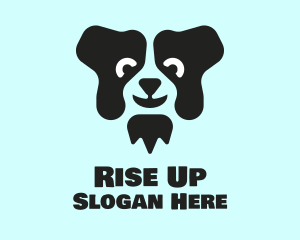 Border Collie Dog logo design