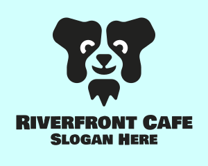 Border Collie Dog logo design