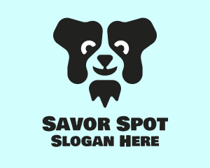 Border Collie Dog logo design