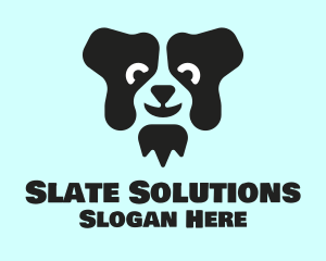 Border Collie Dog logo design