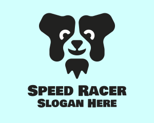 Border Collie Dog logo design