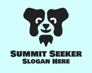 Border Collie Dog logo design