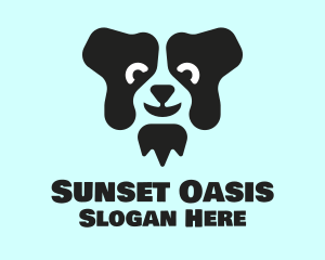 Border Collie Dog logo design