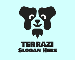 Border Collie Dog logo design