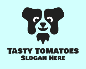 Border Collie Dog logo design