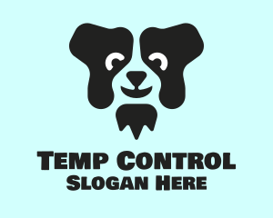 Border Collie Dog logo design