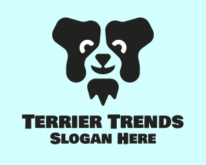 Border Collie Dog logo design