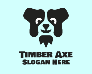 Border Collie Dog logo design