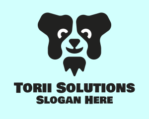 Border Collie Dog logo design