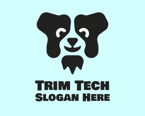 Border Collie Dog logo design