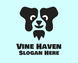 Border Collie Dog logo design