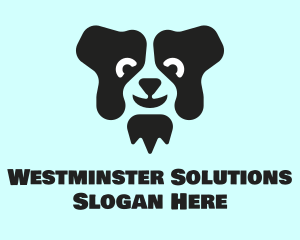 Border Collie Dog logo design