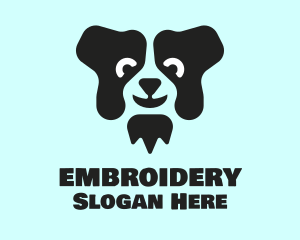 Border Collie Dog logo design