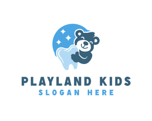 Teddy Dental Pediatrician logo design