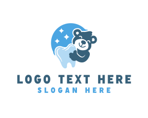 Mascot - Teddy Dental Pediatrician logo design