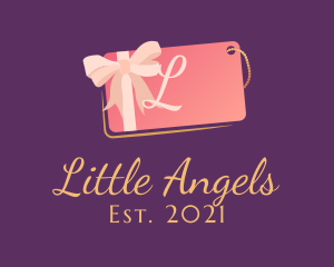 Shop - Pink Gift Tag Shopping logo design