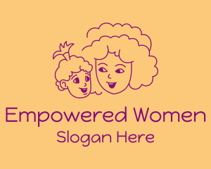 Happy Mom & Baby  logo design