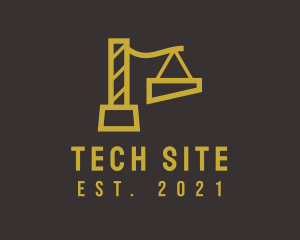 Site - Construction Builder Tower Crane logo design