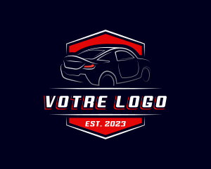 Driving Car Motor Logo