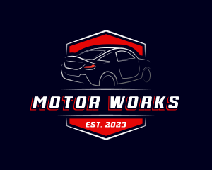 Motor - Driving Car Motor logo design