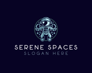 Space Exploration Astronaut  logo design