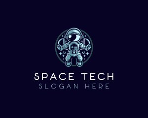 Space Exploration Astronaut  logo design