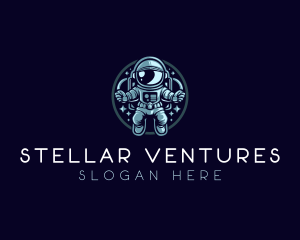 Space Exploration Astronaut  logo design