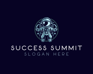 Space Exploration Astronaut  logo design