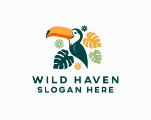 Toucan Bird Aviary logo design