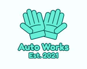 Working Safety Gloves logo design