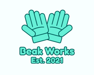 Working Safety Gloves logo design