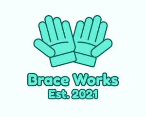 Working Safety Gloves logo design