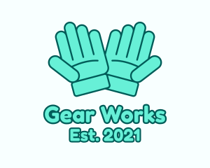 Working Safety Gloves logo design