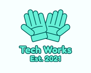 Working Safety Gloves logo design