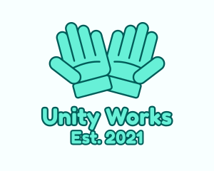 Working Safety Gloves logo design