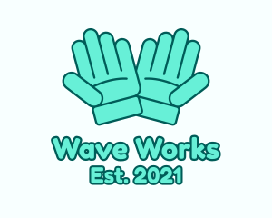 Working Safety Gloves logo design