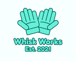 Working Safety Gloves logo design