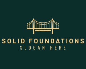 Golden Bridge Structure Logo