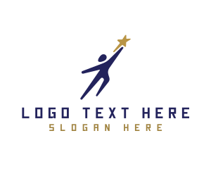Person - Leadership Star Organization logo design