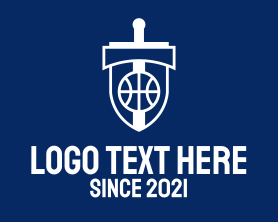 Basketball Championship - White Sword Basketball logo design